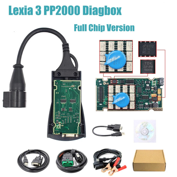 Lexia-3 Citroen/Peugeot Diagnostic PP2000 BEST QUALITY VERSION with Gold PCB PADS